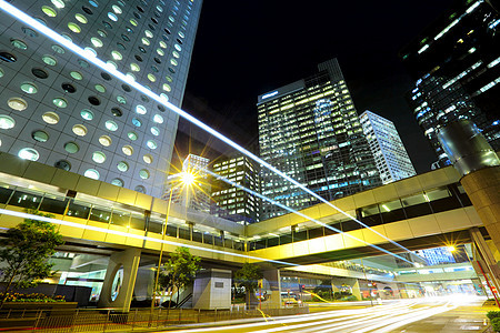 香港的交通天际建筑蓝色街道运动市中心城市景观高峰中心图片