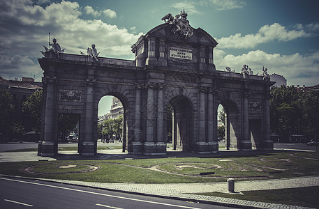 马德里市图象旅游广场建筑学历史性国家景观旅行历史房子雕像图片