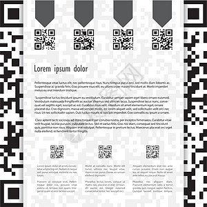 Qr 编码网站模板设计图片