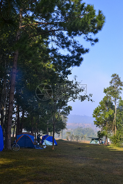 在Salangluang国家公园露营图片