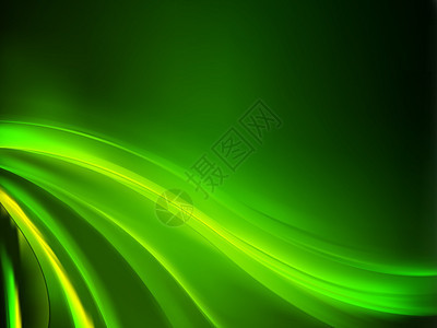 摘要绿色背景 EPS 8艺术框架曲线植物电脑海浪技术桌面绘画运动图片