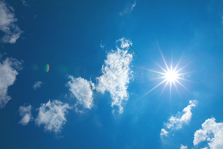 阳光射线日光气氛太阳晴天蓝色光束天气天空辉光图片