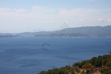 海景蓝色假期地平线旅游海岸自然格言图片