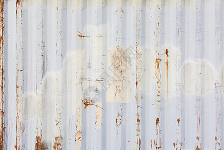 金属生锈的纹理条纹啪答声瓦楞仓库贸易船运风化工业白色货运运输灰色图片