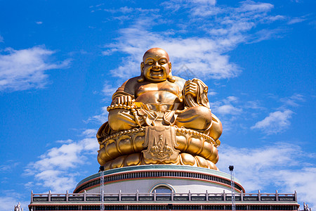 蓝天的卡森南蓝色天空佛教徒墙纸农村绿色叶子寺庙晴天图片