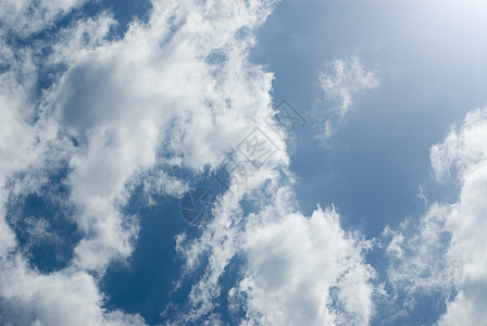 夏月天空白色背景图片