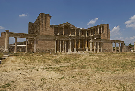 沙地废墟建筑火鸡目的地结构文明建筑学旅行水平旅游图片