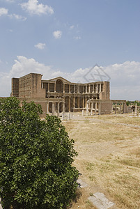 沙地结构建筑历史水平目的地废墟旅行建筑学火鸡文明图片