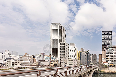 大阪市街头风景图片