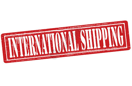 国际航运墨水输送拖运红色白色运输矩形橡皮船运图片