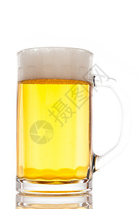 啤酒反射液体玻璃棕色黄色酒吧派对工作室干杯气泡图片