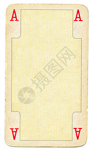 纸牌游戏卡片旧写空白纸背景图片