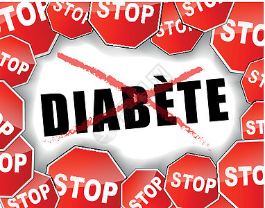 停止糖尿病代谢费率疾病预防葡萄糖危险插图背景图片