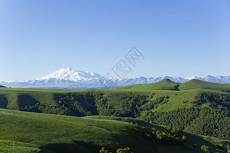 Elbrus 电子冰川荒野悬崖季节图片