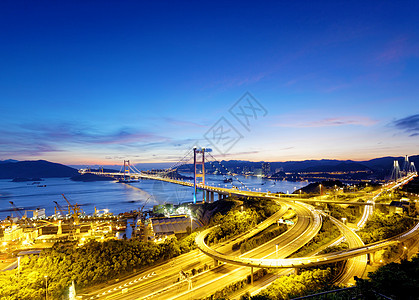 马桥日落建筑旅行景观运动风景城市建筑学速度辉光场景图片