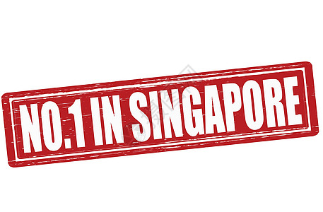 新加坡没有人在新加坡橡皮矩形红色墨水白色数字图片