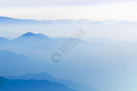 蓝山地平线蓝色土地顶峰天线首脑阴霾图片