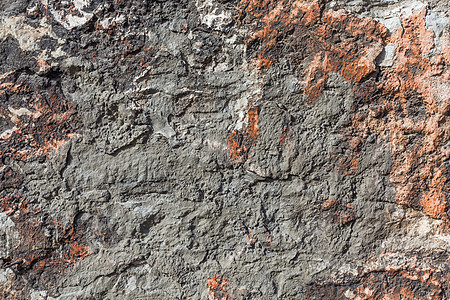 旧的肮脏纹理裂缝石头水泥建筑乡村材料灰色图片