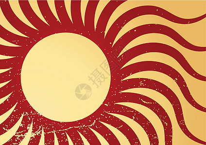 垃圾背景艺术金子墙纸红色装饰品插图太阳边界风格框架图片