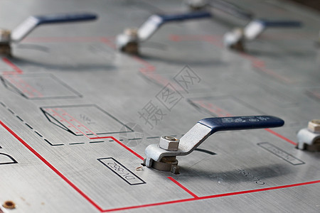 在面板 闭合 工业图像上的valve力量阀门气体调节器技术连接器科学工程商业工具背景图片
