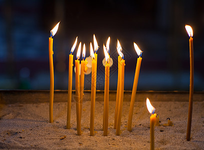 宗教仪式蜡烛烛光黄色艺术精神教会背景图片