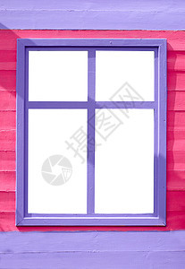 窗户女孩小屋紫色建筑学粉色房子木头图片