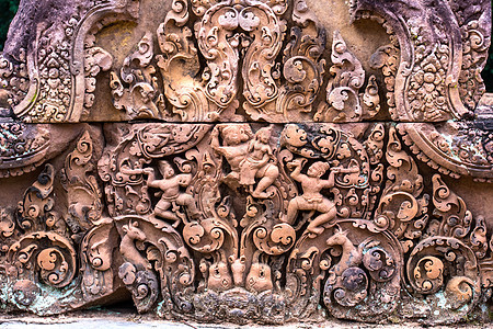 柬埔寨 Ankor Wat建筑学丛林岩石考古学石头雕刻宗教文明旅行世界遗产图片