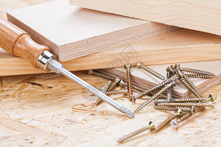 菲利普头螺丝刀和木螺金属硬件工具紧固件木制品螺丝木匠贸易建造木头图片