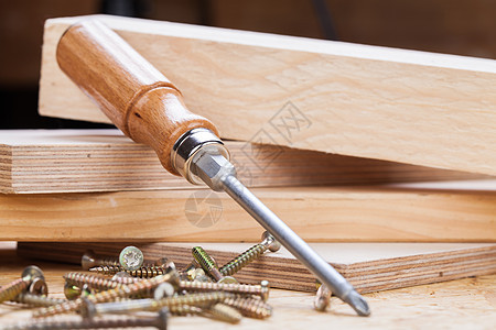 菲利普头螺丝刀和木螺贸易金属螺纹工具螺丝硬木紧固件工匠建造木工图片