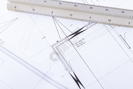 建筑设计蓝图图设备     工作场所工程师建筑师商业办公室工具打印绘画工作文书测量图片