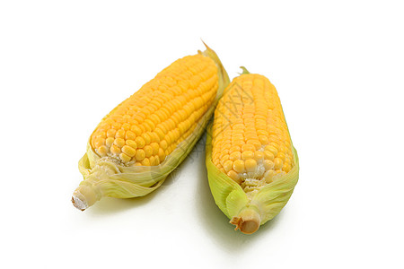 玉米角绿色健康饮食素食食物叶子蔬菜黄色水果背景图片