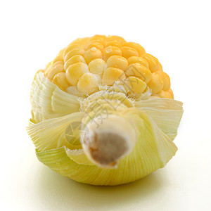 玉米角健康饮食绿色水果黄色食物素食蔬菜叶子背景图片