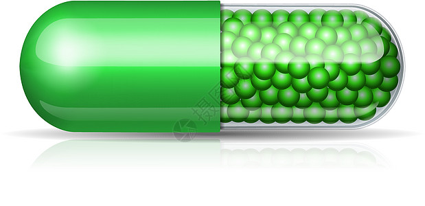 配有颗粒的绿色医疗胶囊医院药物科学药片抗生素健康保健宏观止痛药卫生图片