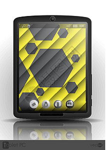 平板电脑 移动电话技术手机线条黑色作品六边形条纹创造力屏幕细胞图片