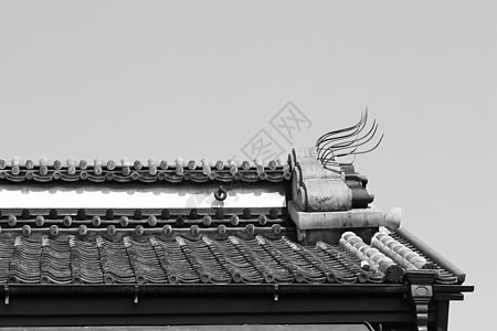传统日本人的屋顶建筑旅游制品陶瓷蓝色旅行雕塑宝塔建筑学历史性图片
