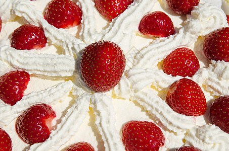 草莓蛋糕细节图片