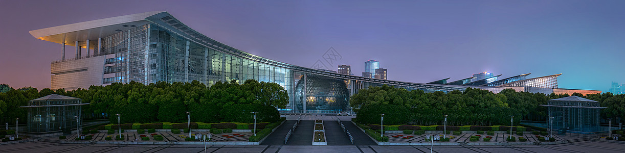 上海科技博物馆旅行建筑物蓝色摩天大楼景观建筑建造市中心夜景商业图片