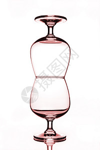 空葡萄酒堆叠杯子庆典餐具派对酒杯液体器皿玻璃反射阴影图片