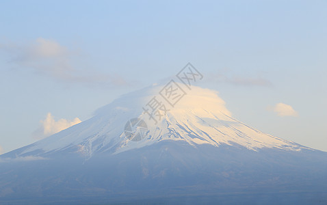 藤山 川口湖风景顶峰冰镇植物积雪阳光公吨日落天空蓝色火山图片