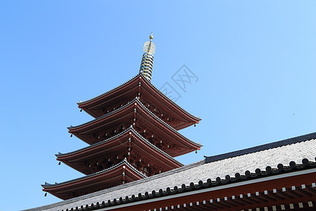 森索二寺是一个佛教寺庙 位于日本东京浅草图片