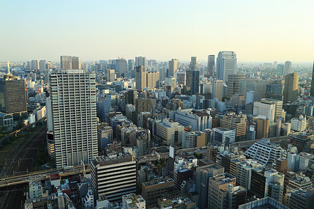 日本东京市风景蓝色街道地标城市建筑景观公寓办公室建筑物生活图片