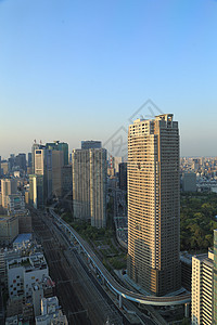 日本东京市风景建筑天线生活旅行商业首都场景市中心摩天大楼建筑学图片