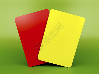 红卡和黄卡背景图片