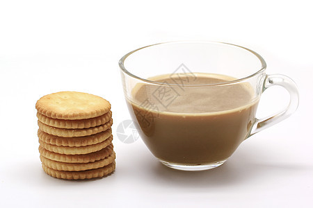 饼干和咖啡面包盐渍小吃甜点图片