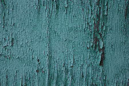 涂漆旧背景材料木头裂纹绿色裂缝蓝色控制板图片
