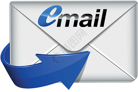 矢量邮件图标蓝色白色地址网络空白互联网邮政剪贴信封明信片图片