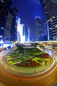 香港现代城市高速交通量生活景观车辆夜景旅游交通市中心汽车旅行商业图片