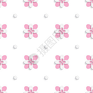 光荣的纯粉粉色瓷砖装饰品图片