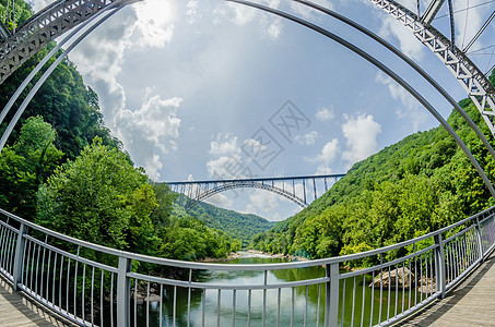 新河大桥峡谷风景天空山脉岩石跨度树木地标丘陵图片