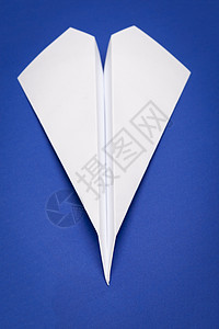纸纸机折纸旅行运输折叠商业空气翅膀乐趣蓝色飞机图片